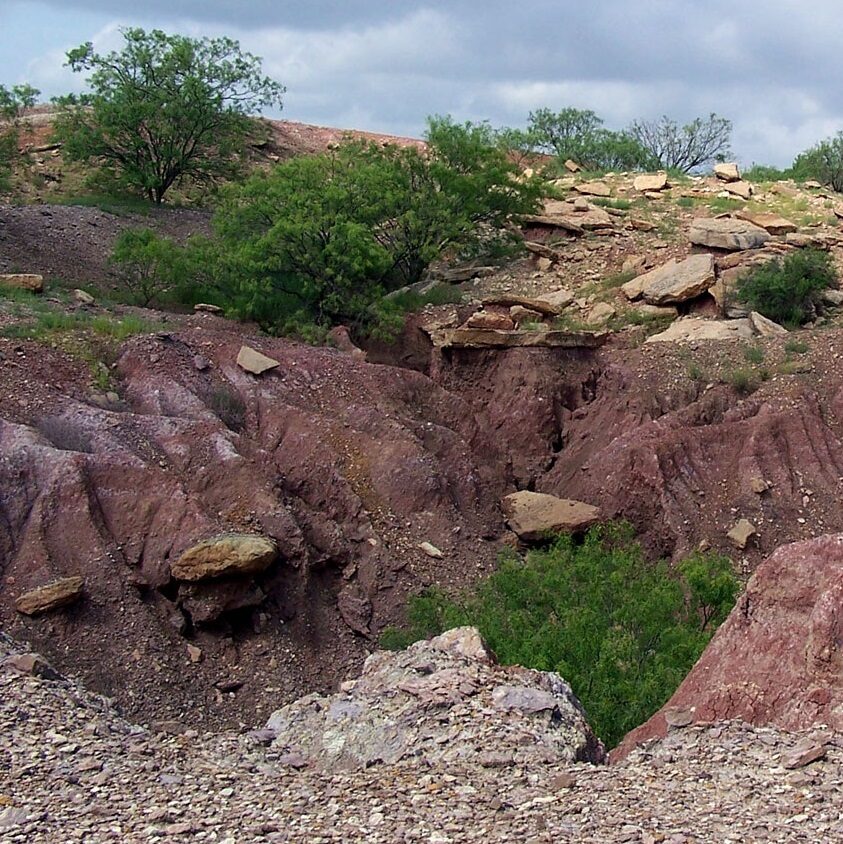 "Wilson Clay Pit", near grosvenor - Texas, Coleman Country, Estados Unidos
